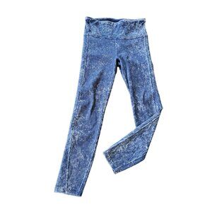 Gap fit Denim Ribbed Motif Legging hidden pocket Women's size xs